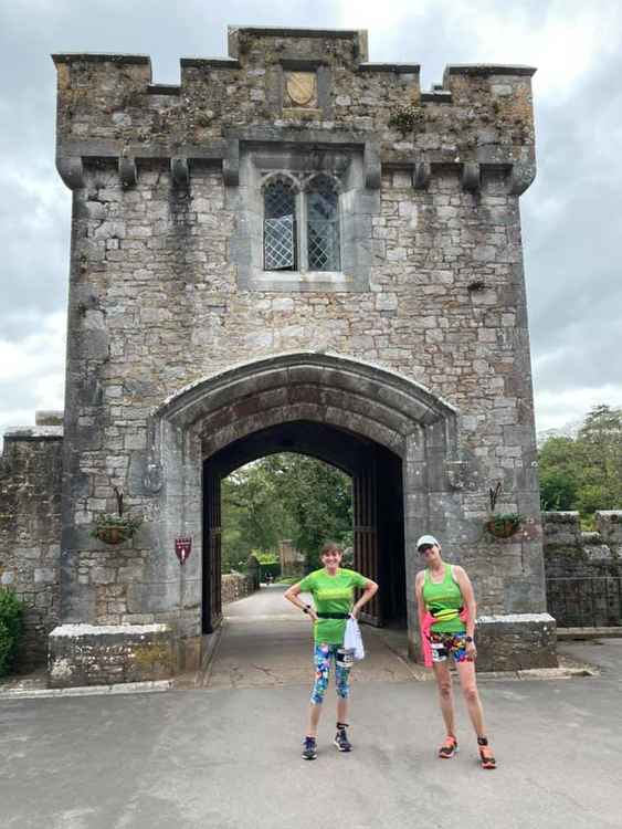 Jane Hemsworth and Jo Earlam at Powderham Castle