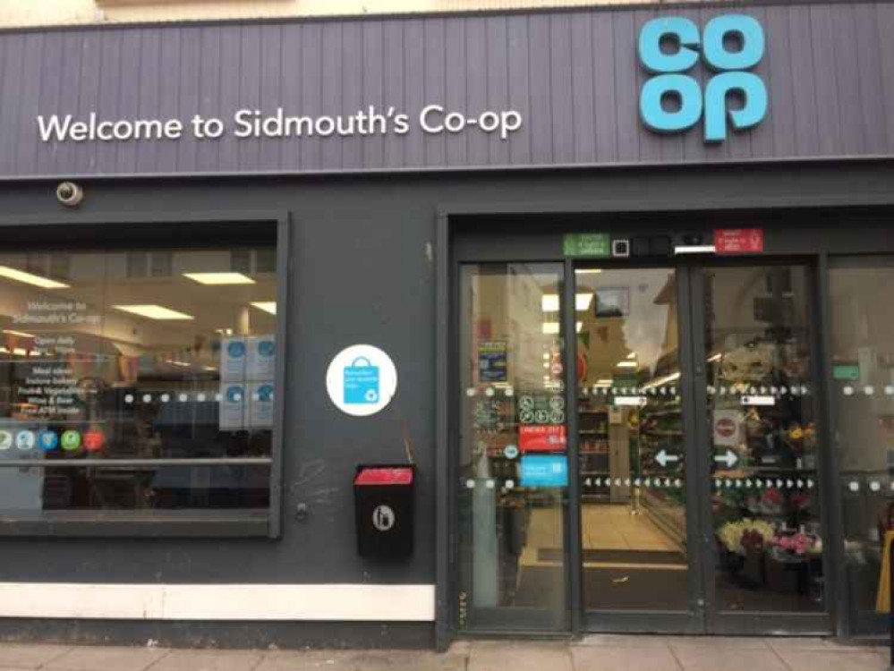 Sidmouth's Co-op shop