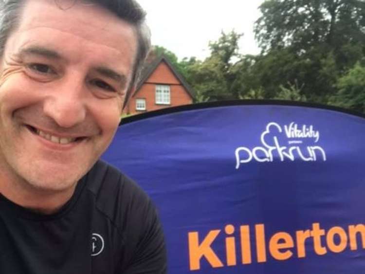 Clive Gilbert at Killerton Park Run