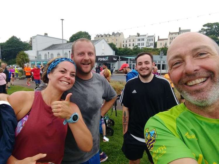 Adrian 'Gripper' Horne at Exmouth Park Run