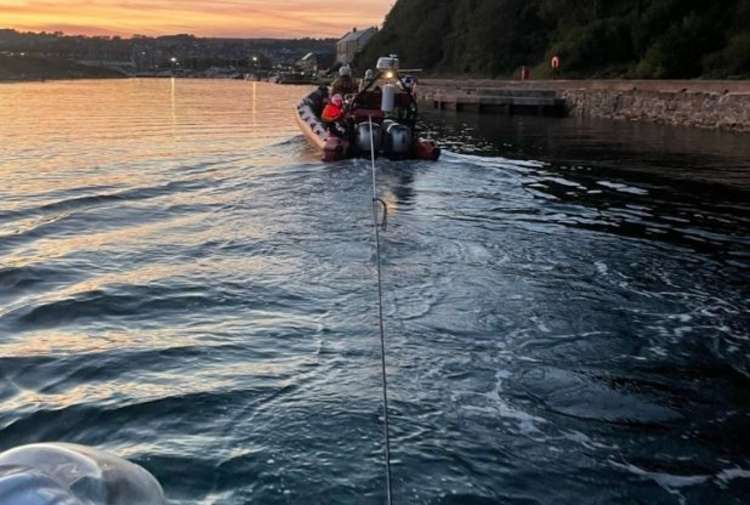 Sidmouth Lifeboat in action. Picture: Greg Davies