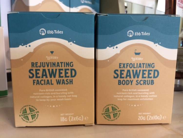 The newly-launched seaweed facial wash product