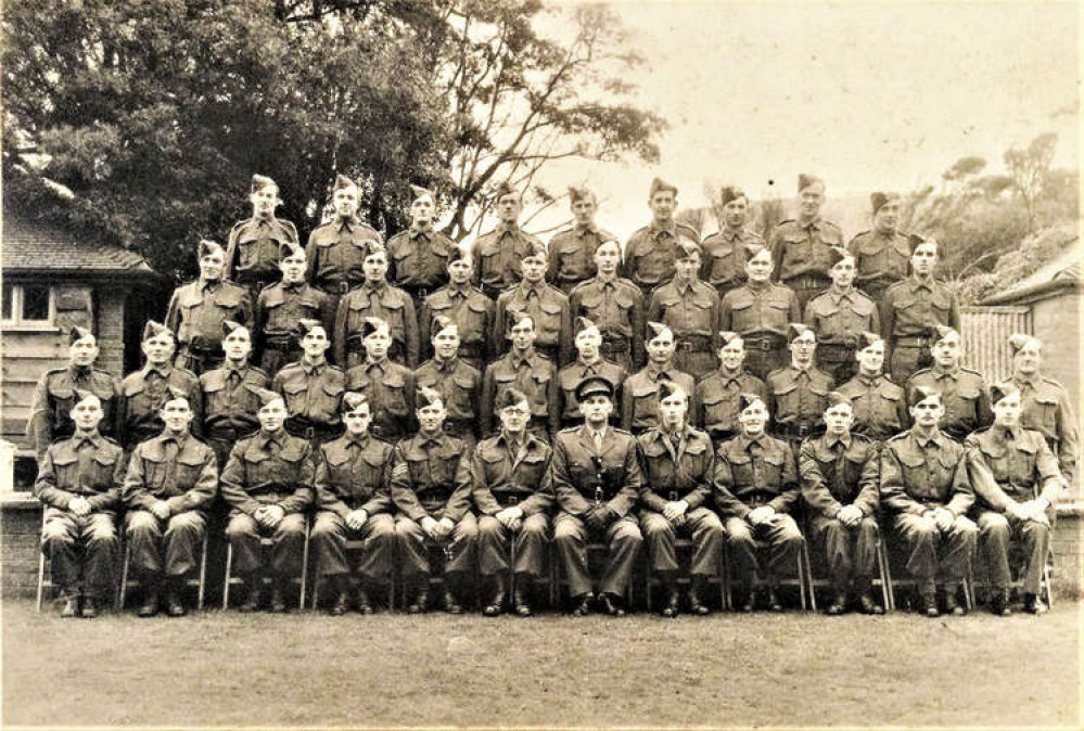 The list of names in attached photo: Back row: L/Bdr. T. P. Hughes, Gnr. A. F. Abbott, Gnr. D. R. Finlayson, Gnr. A. W. Stevens,  Gnr. W. R. J. Sparkes, Gnr. W. J. Mitchell, Gnr. H. Clarke, L/Bdr E. W. Ling, Gnr E. W. Colley. Second row: Gnr. R. O. Squire