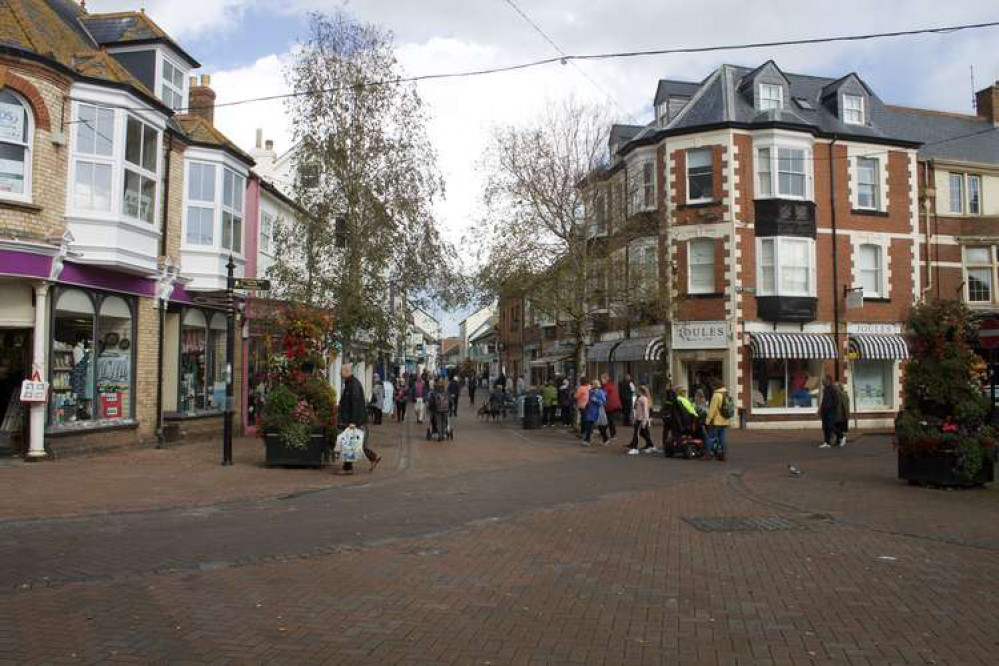 Sidmouth town centre (Nub News, Will Goddard)