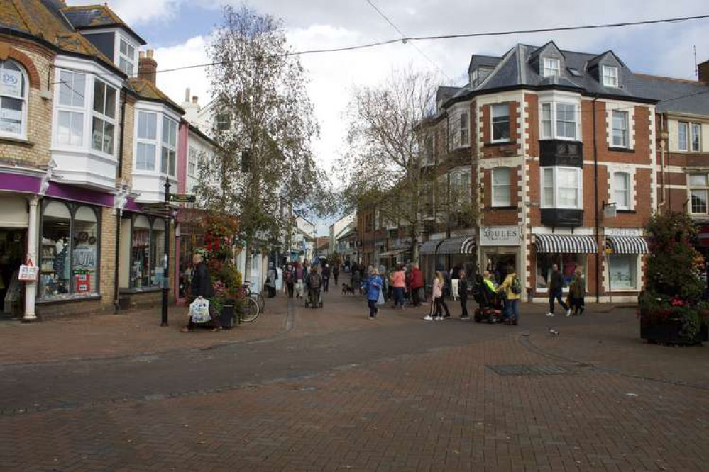 Sidmouth town centre (Nub News, Will Goddard)