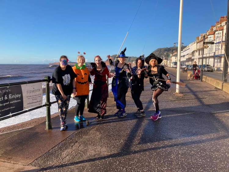 Halloween Shenanigans on Sidmouth Seafront