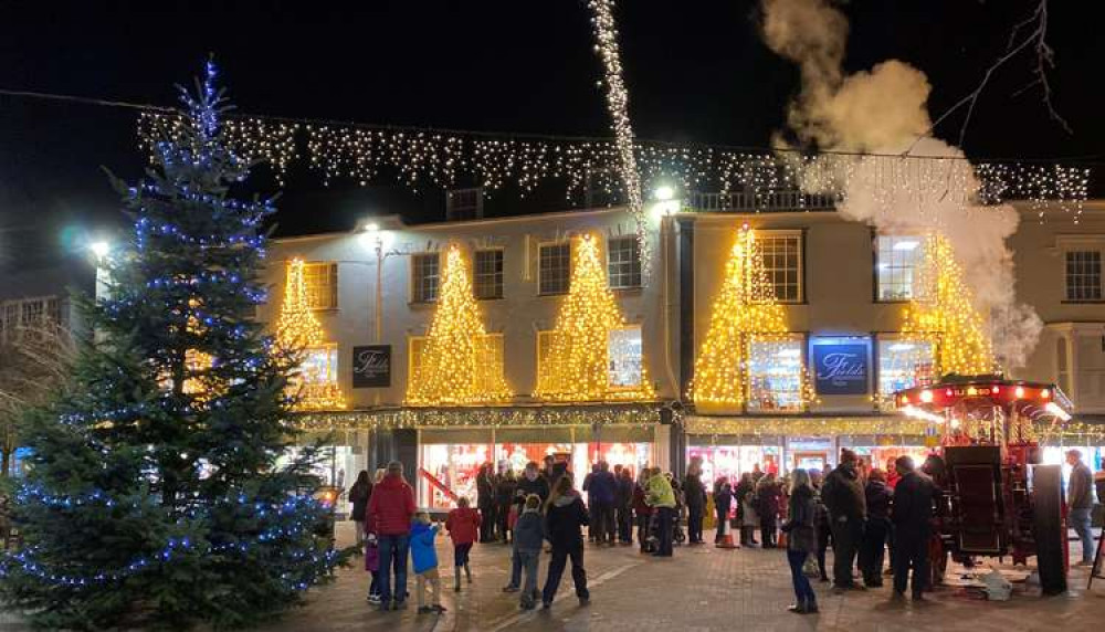 Christmas light switch-on in 2019. Credit: Sidmouth Town Council