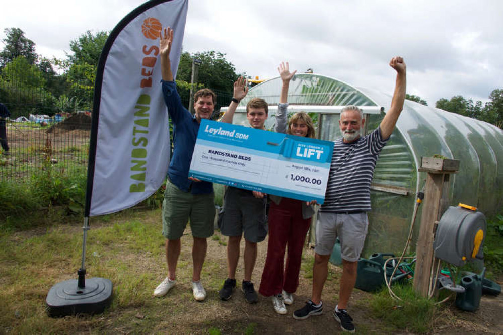 From left, Doug Barber, Tom Barber, Lucy Barber and David Dandridge (Image: Bandstand Beds)