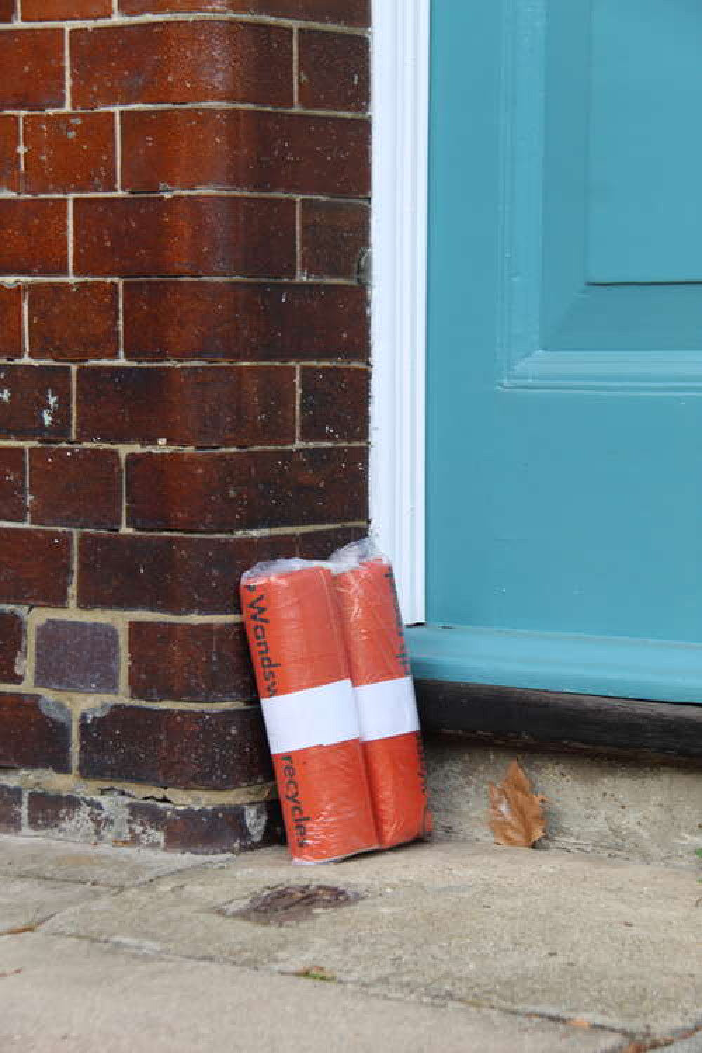 The recycling sacks can be collected from five local libraries but residents can also now use any clear sack, not just those issued by the council (Image: Issy Millett, Nub News)