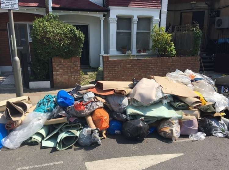 In the last two months, 77 fines were issued to fly-tippers in Tooting alone (Image: Wandsworth Council)