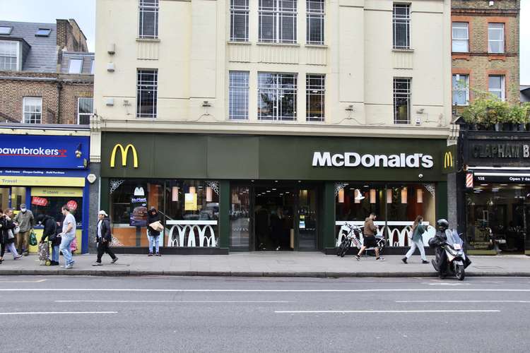 The McPlant is available in both the Clapham High Street and Clapham Junction branches of McDonald's (Image: Issy Millett, Nub News)