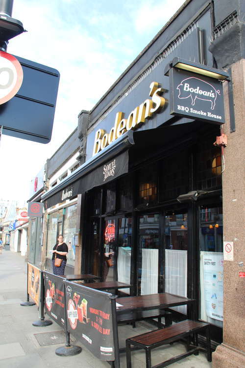 MBARE's soon-to-be new neighbour on Clapham High Street, Bodean's BBQ (Image: Issy Millett)