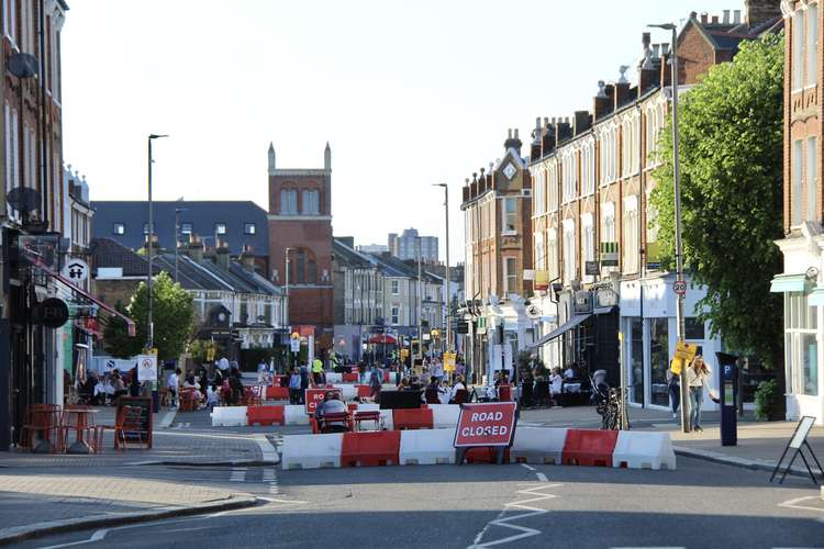 Wandsworth Council authorised Northcote Road to be pedestrianised from April 17 to October 31 2021 (Image: Issy Millett, Nub News)