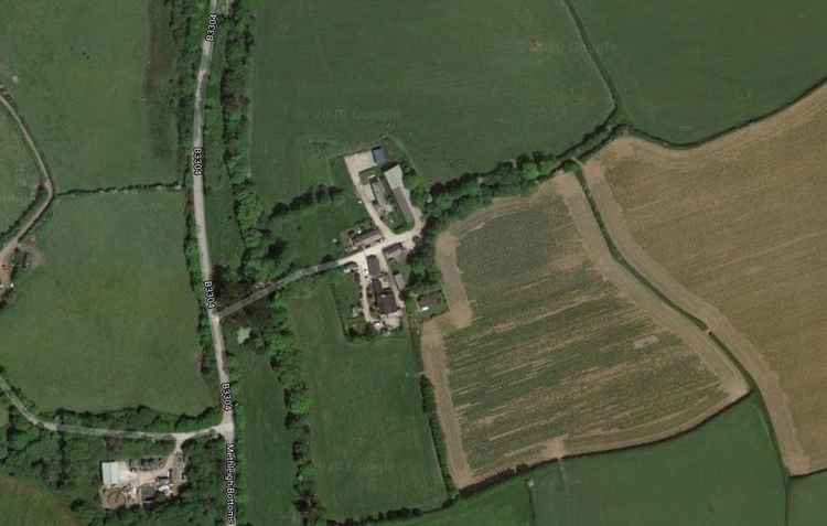Treza Farm, Porthleven where planning permission was refused for two bungalows (Image: Google)