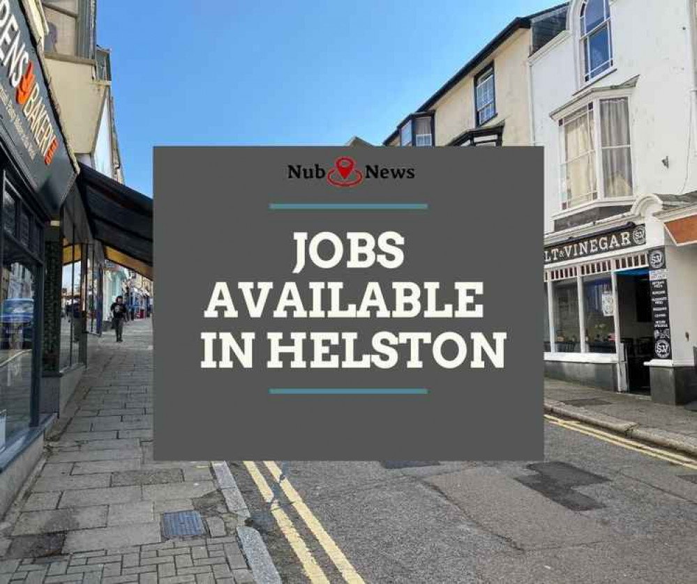 Job opportunities in Helston.
