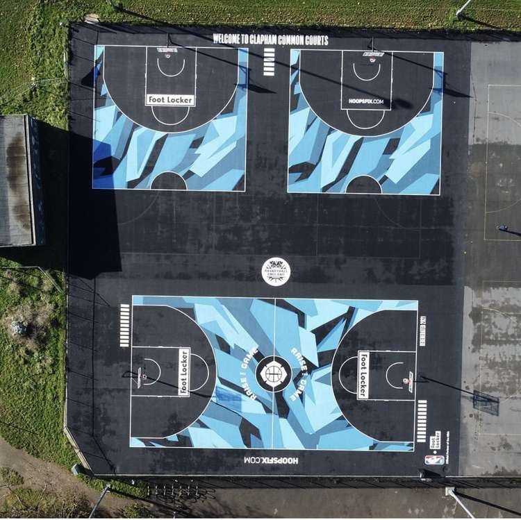 The refurbishment is part of 'Raise the Game', an international basketball community program that aims to support and fund local basketball networks (Image: Hoopsfix)