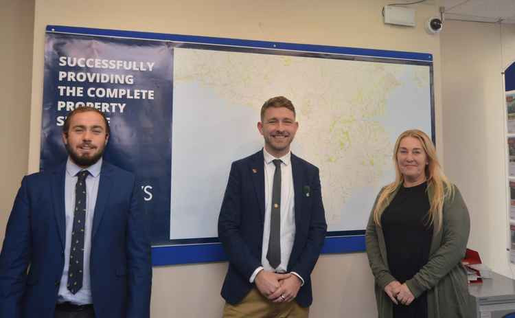 Paul Suddes, Martin Clements and Lorraine Hockley.