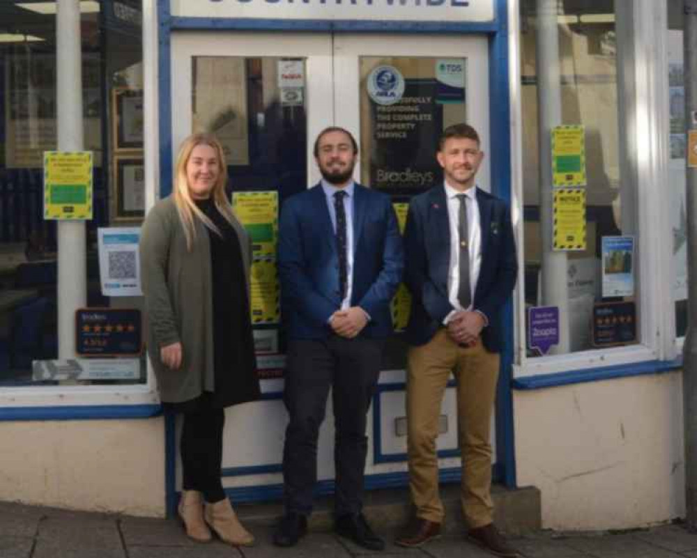 The Helston team, Paul Suddes, Martin Clements and Lorraine Hockley.