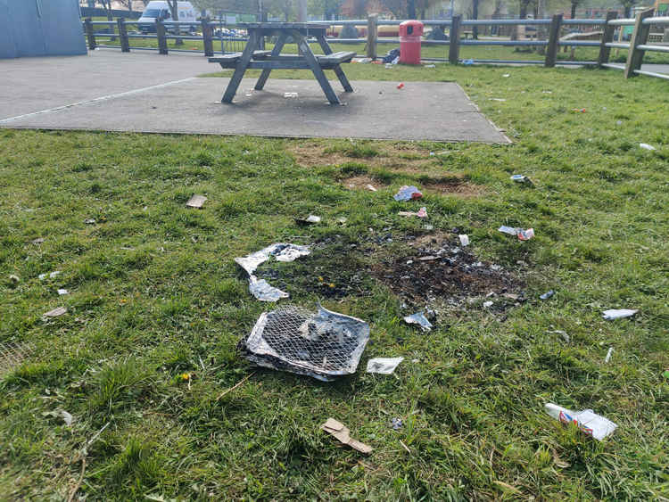 Barbecues left at Coronation Park. Photo taken by Coronation Park.