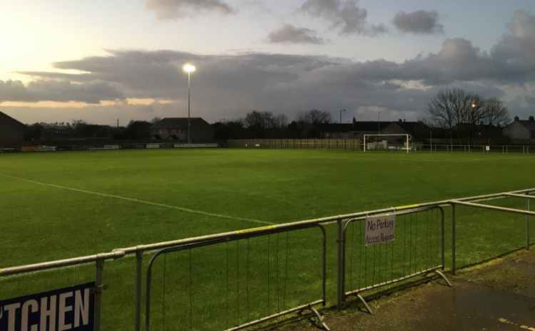 Kellaway Park, Helston. The home of Helston football club.