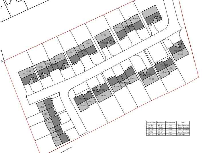 Helston housing development.