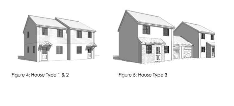 What the houses will look like.