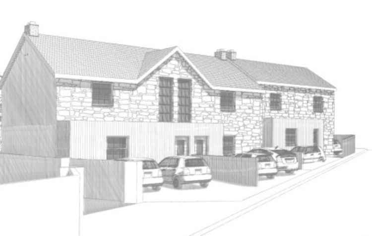 The proposed houses.