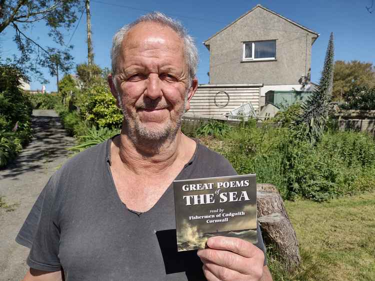 Martin Ellis with a copy of the CD.