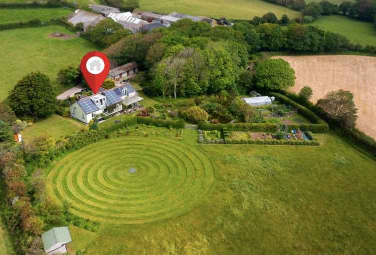 A birds eye view of the property.