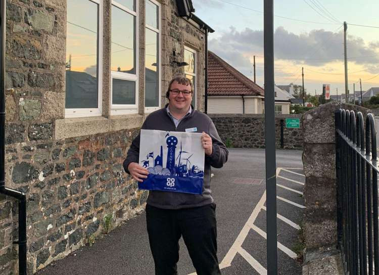 Michael, store manager of the Mullion Co-op.