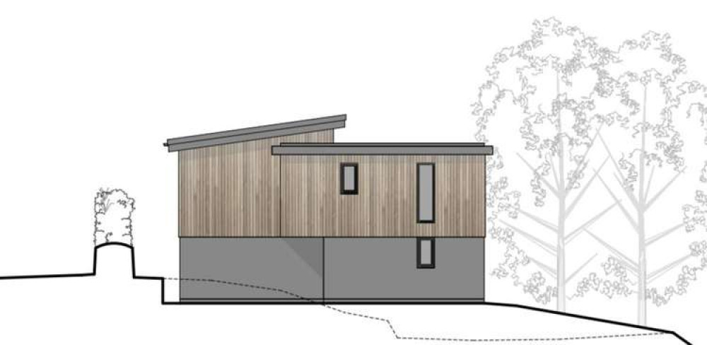 Drawings of the proposed dream home which a couple wanted to build in Mullion but which has been refused planning permission.