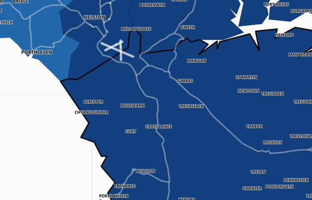 Covid map. Credit: Gov.