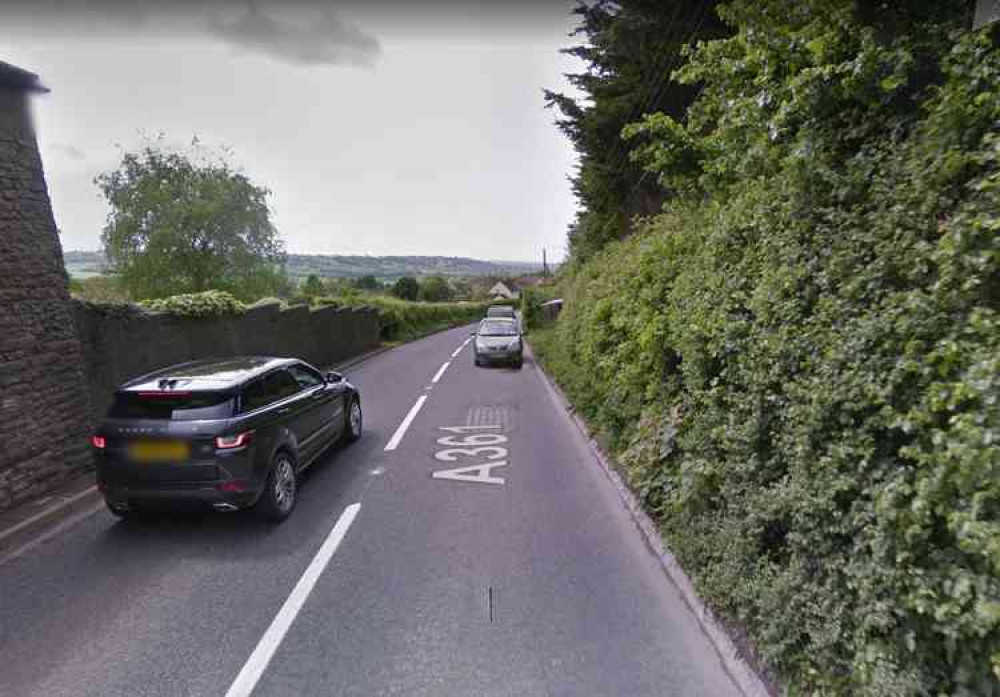 The A361 at Whitstone Hill, Pilton (Photo: Google Street View)