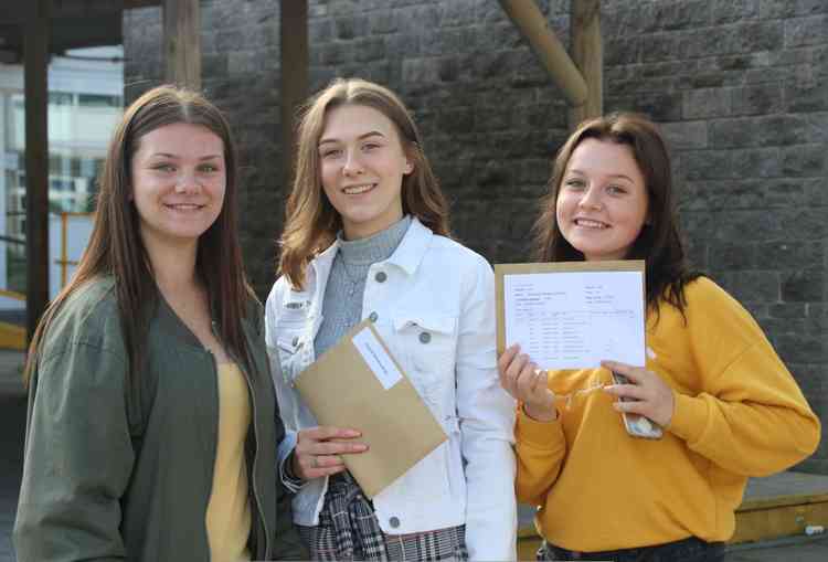 Chloe has been accepted into the RAF and Kamilla and Kasha are due to start their A-levels