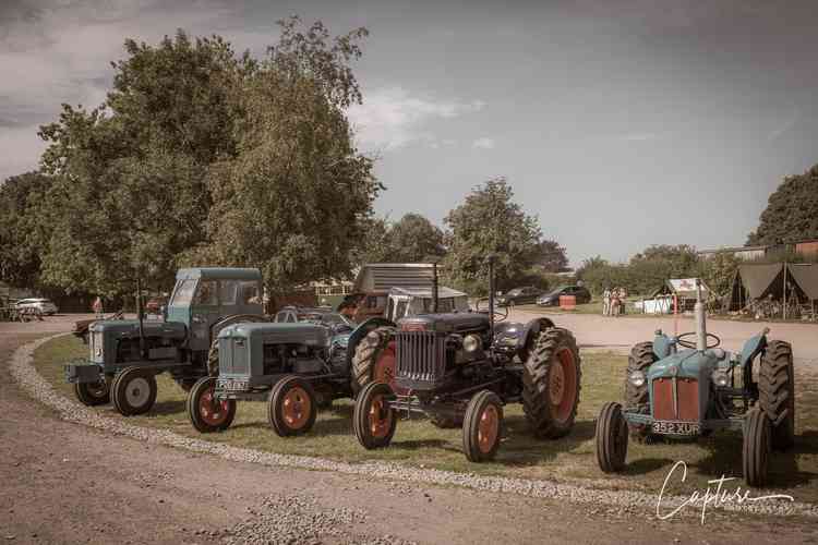 Vintage tractors display (Photo: Capture Photography)