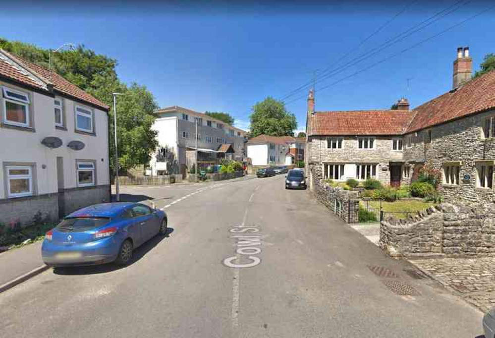 The incident happened in Cowl Street, Shepton Mallet (Photo: Google Street View)