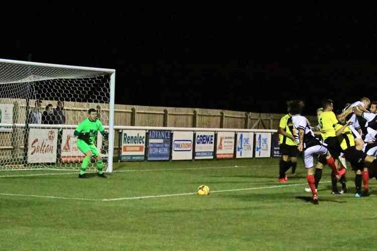 Asa White scores the winning goal for Shepton