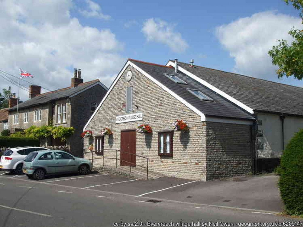 Evercreech Village Hall - see today's events