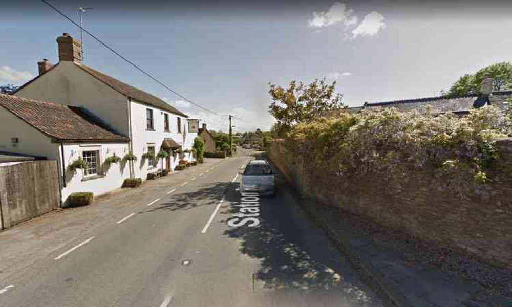 The A359 Station Road in Wanstrow - see today's mobile speed camera locations (Photo: Google Street View)