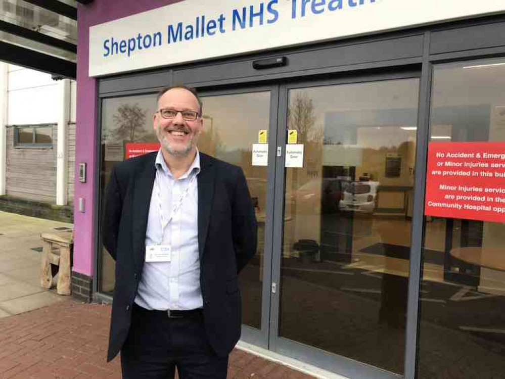 Andrew Oakerbee, who has been appointed as the new hospital director at Shepton Mallet NHS Treatment Centre