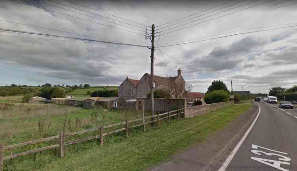 The lodges are wanted on land at Cannards Grave Farmhouse (Photo: Google Street View)