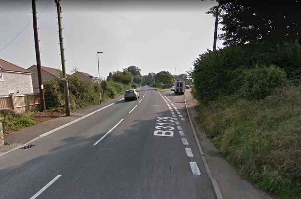 The B3139 Broadway in Chilcompton - see today's mobile speed camera locations (Photo: Google Street View)