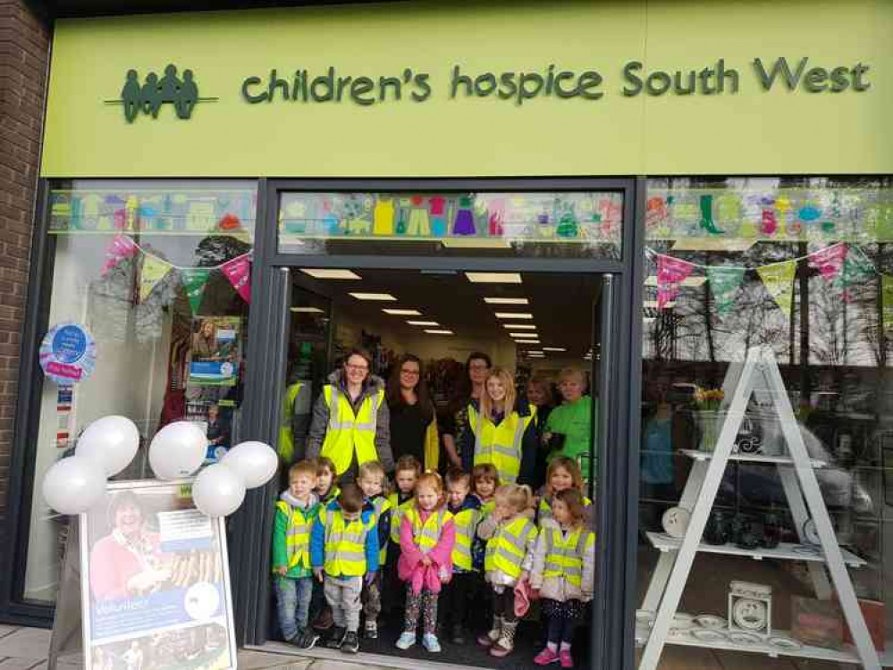 First Steps Nursery visit the new CHSW shop