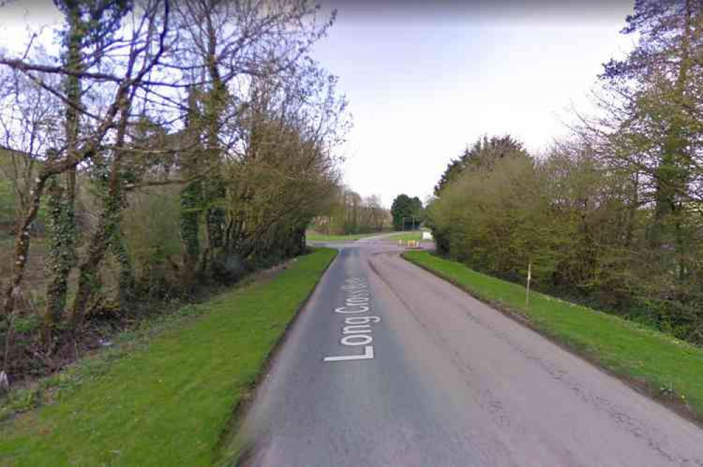 The lorry caught fire in Long Cross Bottom, Stoke St Michael (Photo: Google Street View)