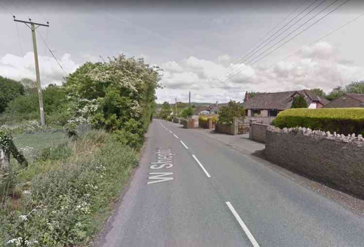 The B3136 West Shepton - see today's mobile speed camera locations (Photo: Google Street View)