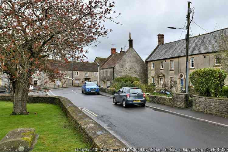 The centre of Evercreech