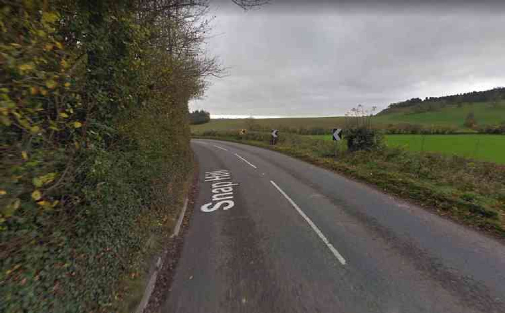 The crash happened on the B3153 near Somerton (Photo: Google Street View)