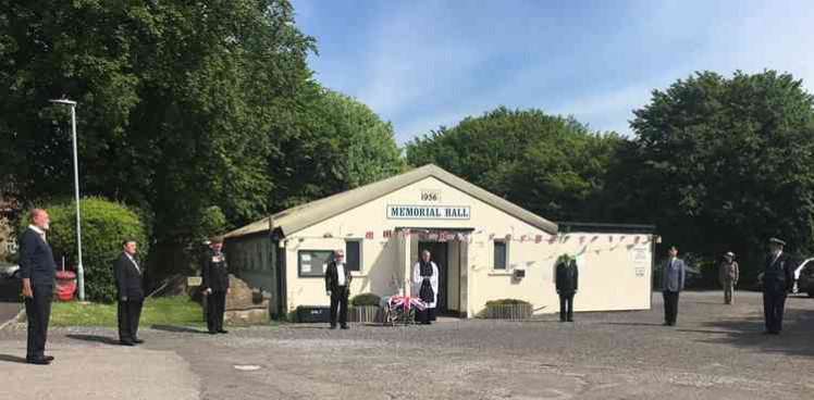 The two minutes' silence in Leigh-on-Mendip