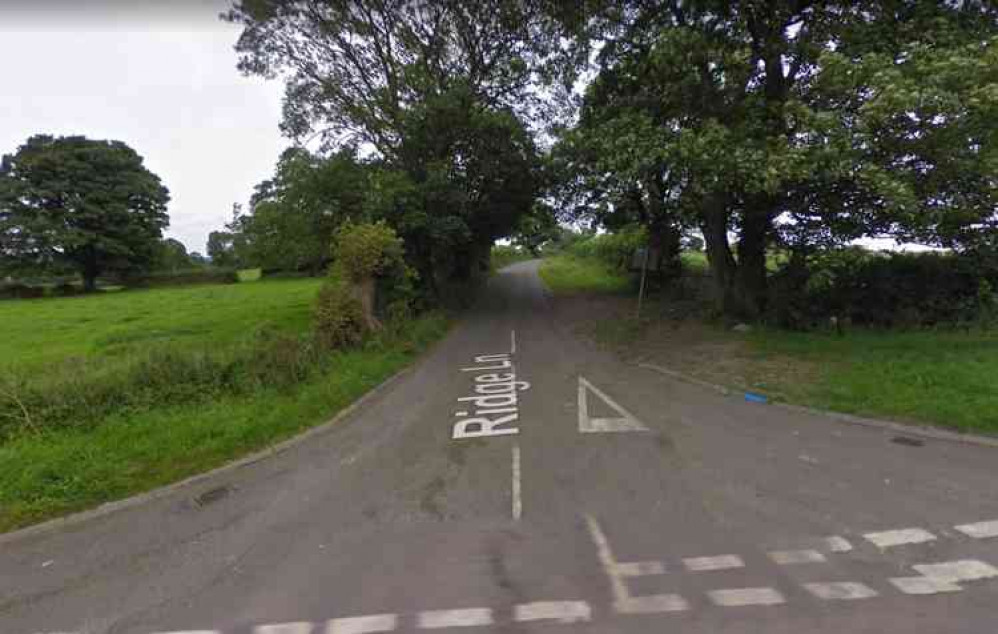 Ridge Lane will be closed for a day (Photo: Google Street View)