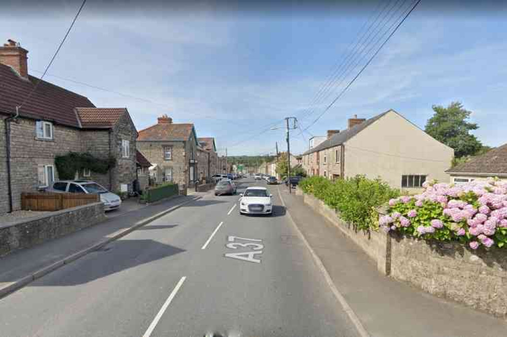 The incident happened on the A37 through Shepton Mallet (Photo: Google Street View)